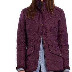 Barbour Cavalry Polarquilt Jacket | Dark Plum | Size XL